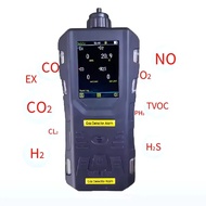 New NKYFAtex Portable 4-Gas VOC H2S CO2 NO NO2 O2 O3 SO2 LCD Display Pump Suction Industrial Multi-G