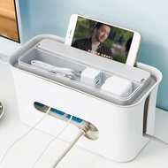 Cable Storage Box Desktop Organization ABS Plastic Cable Box Organizer Cable Management Box Storage 