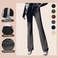 Bootcut Pants Women High Waisted Bootcut Pants Fit Elastic Force Wide Leg Pants