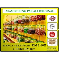 Asam Kering Pak Ali 80-100 gram (FREE BUBBLE WRAP+BOX/SEALER) - JERUK MADU PAK ALI