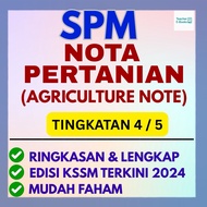 [Soft Copy PDF 📩]SPM Nota Pertanian | Agriculture Exam Notes 2024 | Tingkatan 4 / 5 📚