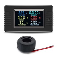 PZEM-022 Digital Smart Energy Meter Single LCD Display Color Screen 6in1 Voltmeter Kwh Meter Power M