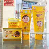 Combo cream to help fade melasma + anti-aging facial cleanser + One Today exfoliator (8g + 50ml + 60