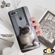 JOYOLA Case OPPO F9 / F9 PRO - Fashion Case Cat - Softcase OPPO F9 / F9 PRO - Pro Camera - Casing OP
