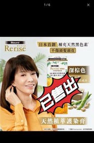 *已售出SOLD*. 全新未開封 (購自萬寧) / Exp: 2027年11月10號 / Rerise 回麗絲 天然植萃護染膏 (深棕色)