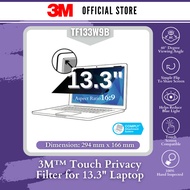 3M Touch Privacy Filter for 13.3in Laptop with 3M COMPLY Flip Attach (16:9) TF133W9B