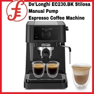 De'Longhi EC230.BK Stilosa Manual Pump Espresso Coffee Machine