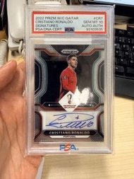 2022 Prizm World Cup Cristiano Ronaldo signature PSA 10 auto (not Messi)