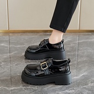 6.5CM Height Increase Ladies Height Increase Shoes Loafers Women's Single Shoes Thick-Soled Small Le