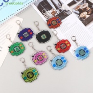 [TreeGolds] Digimon Adventure Digivice Anime Pendant Figure Keychain Keyring Collection Toy [Preferred]