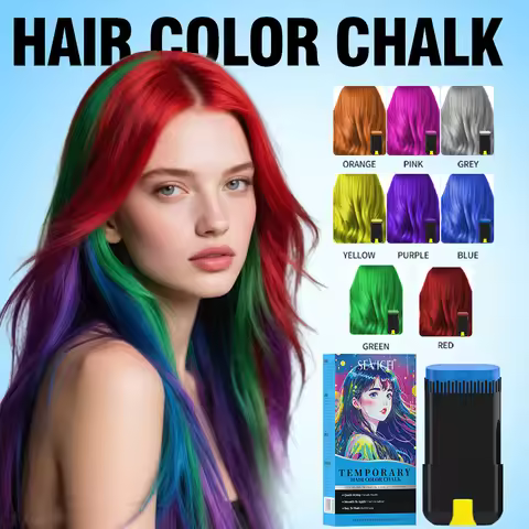SEVICH Hair Dye Stick with Comb 20g Temporary Hair Color Chalk One-time Hair Coloring Pen Easy To Wa