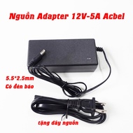 ACBEL 12V-5A power source (5.5*2.5mm), comes with number 8 power cord - Used for Camera-Led Light-Pu