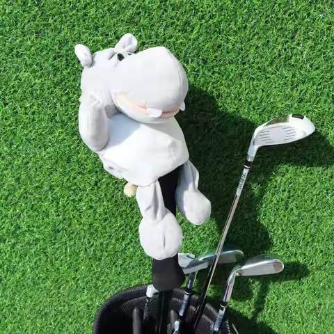 Plush Animal Golf Headcover Fit Up Driver,460CC No.1 Woods Men Lady Golf Club Cover Mascot Novelty C