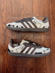 全新 Notitle x Adidas Originals Samba 板鞋 奶牛米棕黑 男女通用