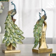 Peacock Ornament Home Creative Resin Craft Decoration Living Room Office Home Decorative Items Weddi