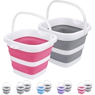 1/2 Pc Foldable Bucket, 5L/1.3 Gallon (Approx. 3.8L) Small Cleaning Bucket, Suitable For Home, Porta