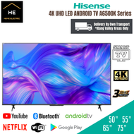 Hisense 50" / 55" / 65" / 75'' Inch UHD 4K HDR Smart Android TV | 50A6500K | 55A6500K | 65A6500K | 75A6500K 电视机