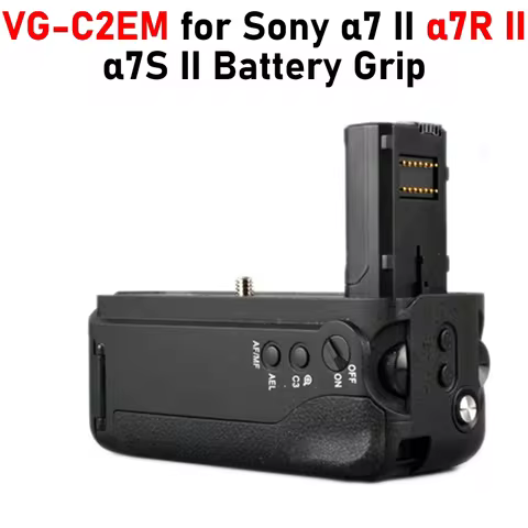 Battery Grip A7RII for Sony A7R II A7RM2 ILCE-7RM2 A7RII A7SII A7II A7 II VG-C2EM A7R II Battery Gri