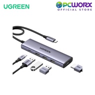 Ugreen CM511/15596 5in1 USB-C 3*USB 3.0+1*HDMI Multifunction Adapter 15cm