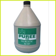 ✎ § PUREE MURIATIC ACID COMMERCIAL / PURE 350ML, 1LITER, 1 GALLON PANLINIS SA CR MULTIPURPOSE CLEAN