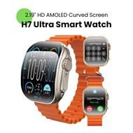 H7 Ultra Smart Watch Curved Screen Smartwatch 2.19" HD AMOLED, Wireless Charging, Bluetooth Call, 3-