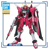 【100% ORIGINAL】BANDAI MG 1/100 ZGMF-X19A SEED INFINITE JUSTICE GUNDAM Assembly Model Action Toy Figures Gifts for Children