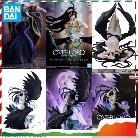 BANDAI EVOLVE OVERLORD Anime GLITTER GLAMOURS Albedo Wedding Empress of Darkness Action Figures Mode