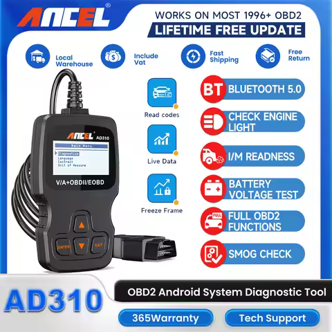 ANCEL AD310 OBD2 Automotive Diagnostic Scanner Tester Professional Auto Code Reader Check Engine Mul