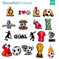 Jibbit shoe charms,Football series slippers decorative accessories, FIFA World Cup，sports ball，shoe 