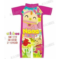 🔥READYSTOCK🔥 SW119  NANA DIDI AND FRIEND SWIMMING SWIMWEAR BAJU MANDI