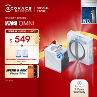 [NEW] ECOVACS WINBOT W2 OMNI WINDOW ROBOT CLEANER | PORTABLE STATION | EDGE CLEANING | ANTI-DROP PRO
