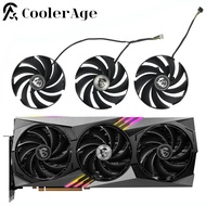aFor MSI RTX 4080 4090 GAMING X TRIO Video Card Fan 95MM PLD10020B12H RTX4080 RTX4090 Replacement Gr