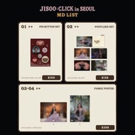 〖 Pre-order 預訂｜韓國線下連線｜韓星 K-pop 〗BLACKPINK Jisoo 智秀「 CLICK in Seoul 」POP-UP STORE Official Merch MD 韓