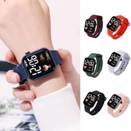 Electronic Wrist Watch LED Digital Smart Sport Watch Luminous Square Dial Kids Wristwatch For Children Birthday Gift