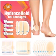 36PCS Hydrocolloid Blister Bandages – Waterproof Blister Bandages for Feet & Toes – Blister Pads, Bl