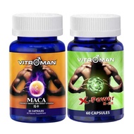 Preorder Bundle Set 6, Vitroman a + X-Power. Adaptogen manage stress & boost energy