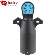 LUOLRV 7 Pin Towing Light Tester, 12V 7 Way Plug Trailer Plug Tester, Plug Tester Socket Tester Wiri