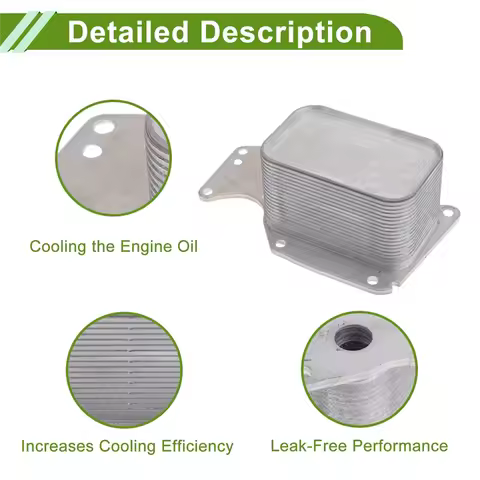 Engine Oil Cooler 11428585624 For BMW G30 G31 G38 G32 G11 G12 F20 F21 F35 F34 320I 530I 430I 330I Ac