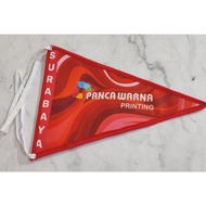 PROMO - TRAVEL FLAG/ TOURIST HONEY FLAG TRIANGLE TOUR GUIDE FLAG CUSTOM TRIANGLE FLAG