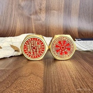 Magic Fidget Spinner Senmi Brass Red Six-Sided Spinner Magic Cube Handheld Eight-Sided Mountain Ghos