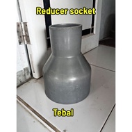 Pvc reducer fitting 8 x 4 inch over sock 8 to 4 inch thick