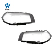 1Pair Car Front Headlight Lens Shell Lampshade for BMW X3 E83 2006-2010 Head Light Lamp Transparent 