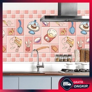 Gratis Ongkir – Stiker Dinding Dapur / Stiker Anti Minyak / Wallstiker Dapur (60cm x 5m)