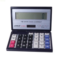 HUIJIANG Folding Flip Calculator, Foldable Portable Solar Calculator, Practical Large Screen 12 Digi