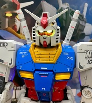 Bandai Mega 1/48 Gundam RX-78-2 專業上色完成品 (全隻噴槍上色 滲線 上灰 PG水貼) 雙眼/胸/發射器 加LED燈 可預約睇現貨 歡迎代客報價