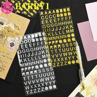 BARRY1 Number Sticker Stationery Cute Scrapbooking Album Journaling Planner Decoration Tools