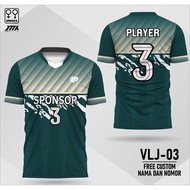 Futsal volleyball soccer jersey sports top jmxfactory free name and number VLJ-03