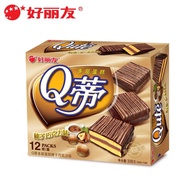 Orion Q Hazelnut Chocolate Flavor 12 Pieces 336g Western Cake Casual Snacks 1 Box