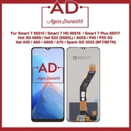 World Agent88 Lcd For Infinix Smart 7 X6515 - Smart 7 HD - Smart 7 Plus - Hot 30i - ITEL S23 - Itel 