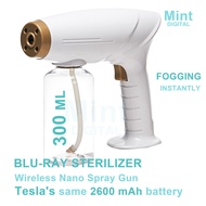 800ML wireless fogging machine blue light nano spray gun disinfectant machine spray machine mint digital